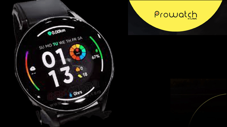 Lava's sneak peek at the ProWatch XN protected with Gorilla Glass 3